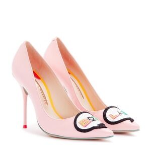 Sophia Webster pink Boss Lady Pump new 37